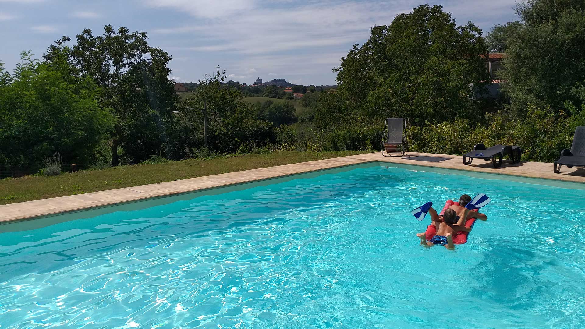 agriturismo con piscina bagnoregio